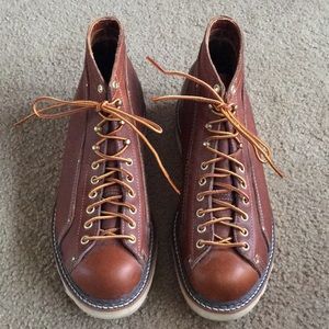 Thorogood Portage leather motorcycle boots